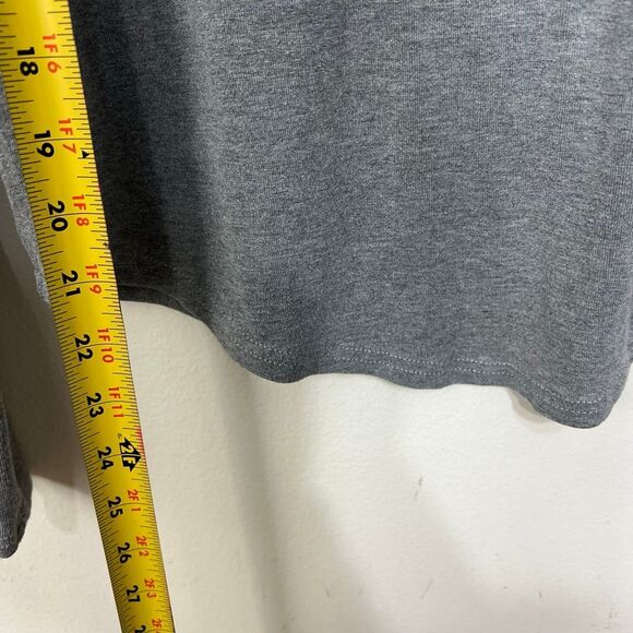 June Gray Long Sleeve Shirt Small/Medium Women - Picture 4 of 5